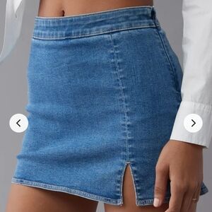 American Eagle Outfitters Blue Mini Skirt